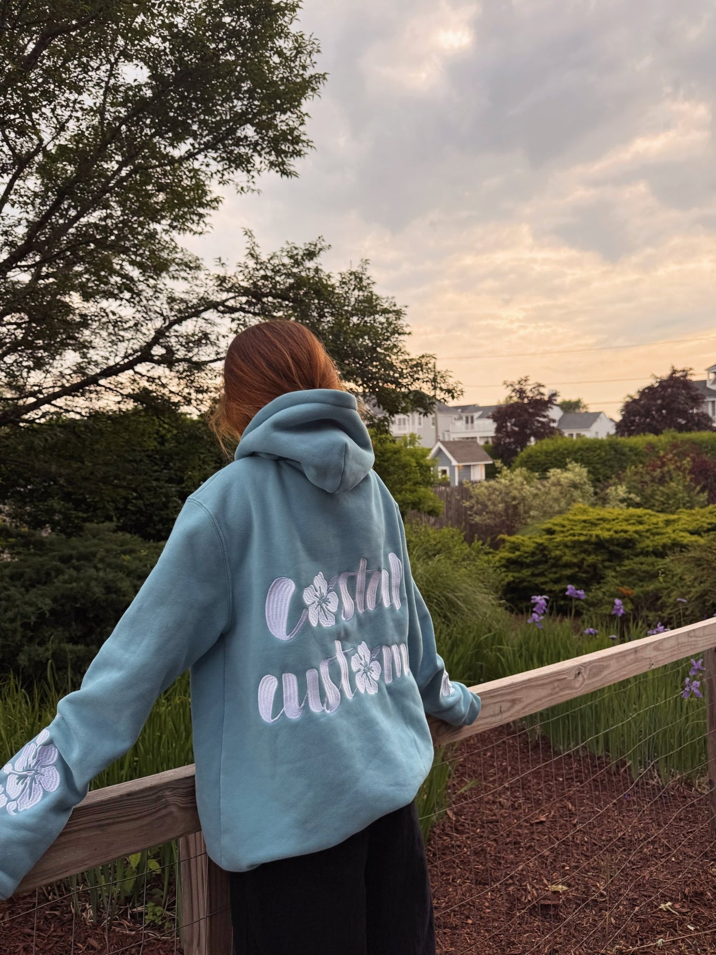 Costal Hibiscus Turtle Hoodie - costal.customs