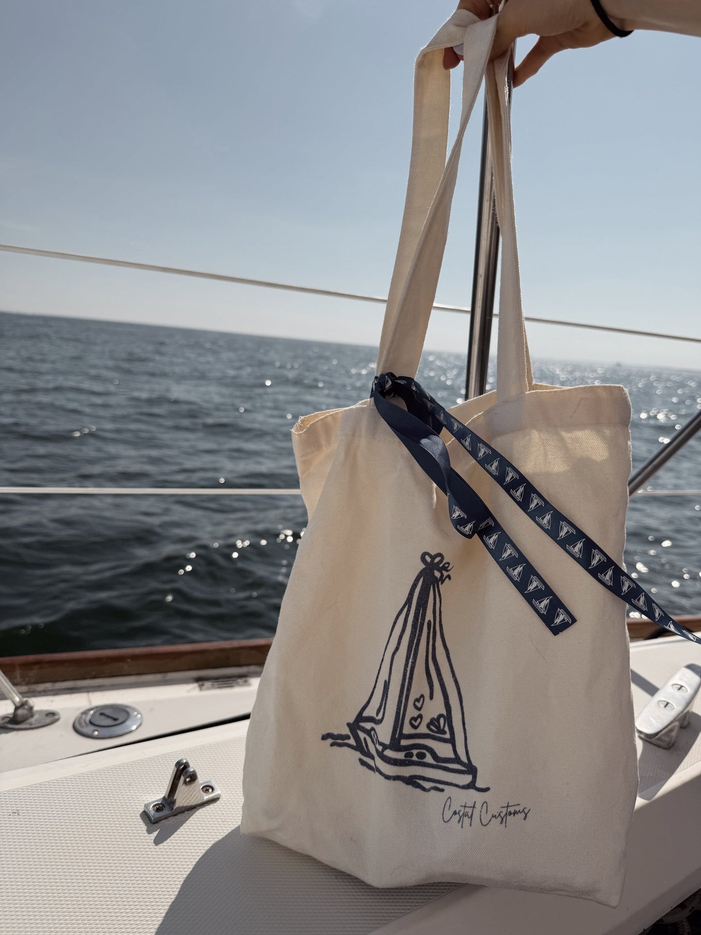 Costal Sailboat Tote - costal.customs