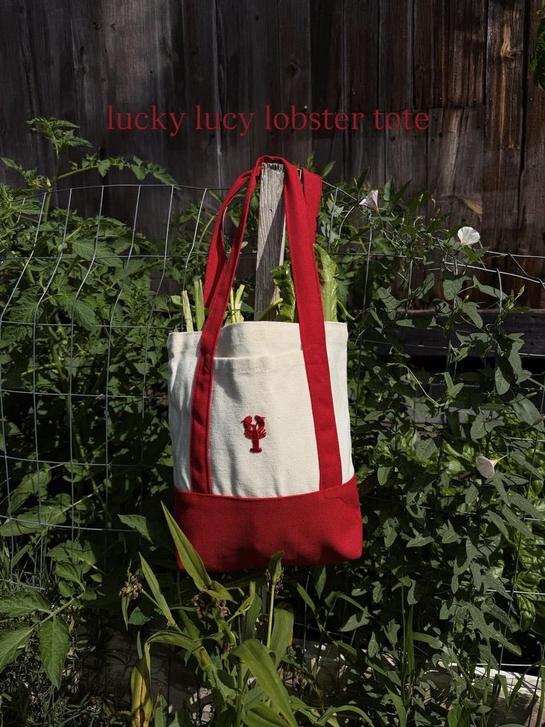Lucky Lucy Lobster Tote