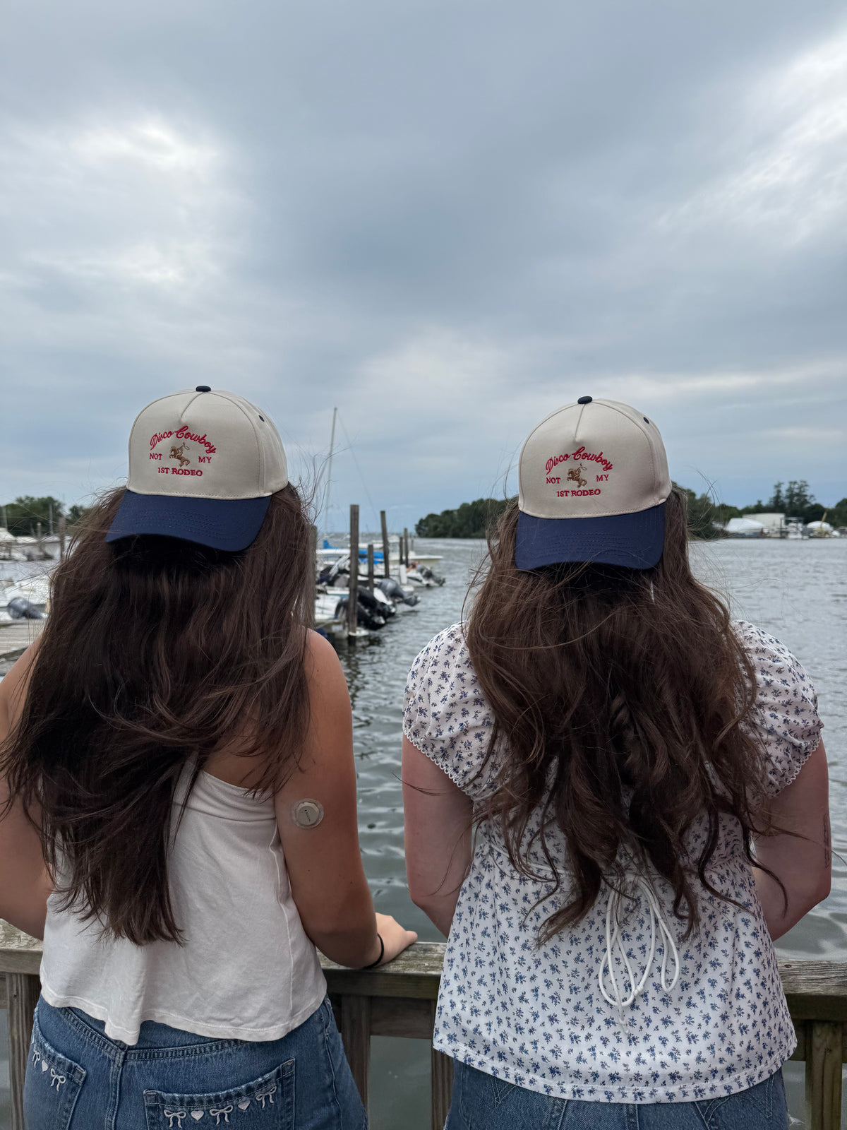 Navy Disco Rodeo Hat
