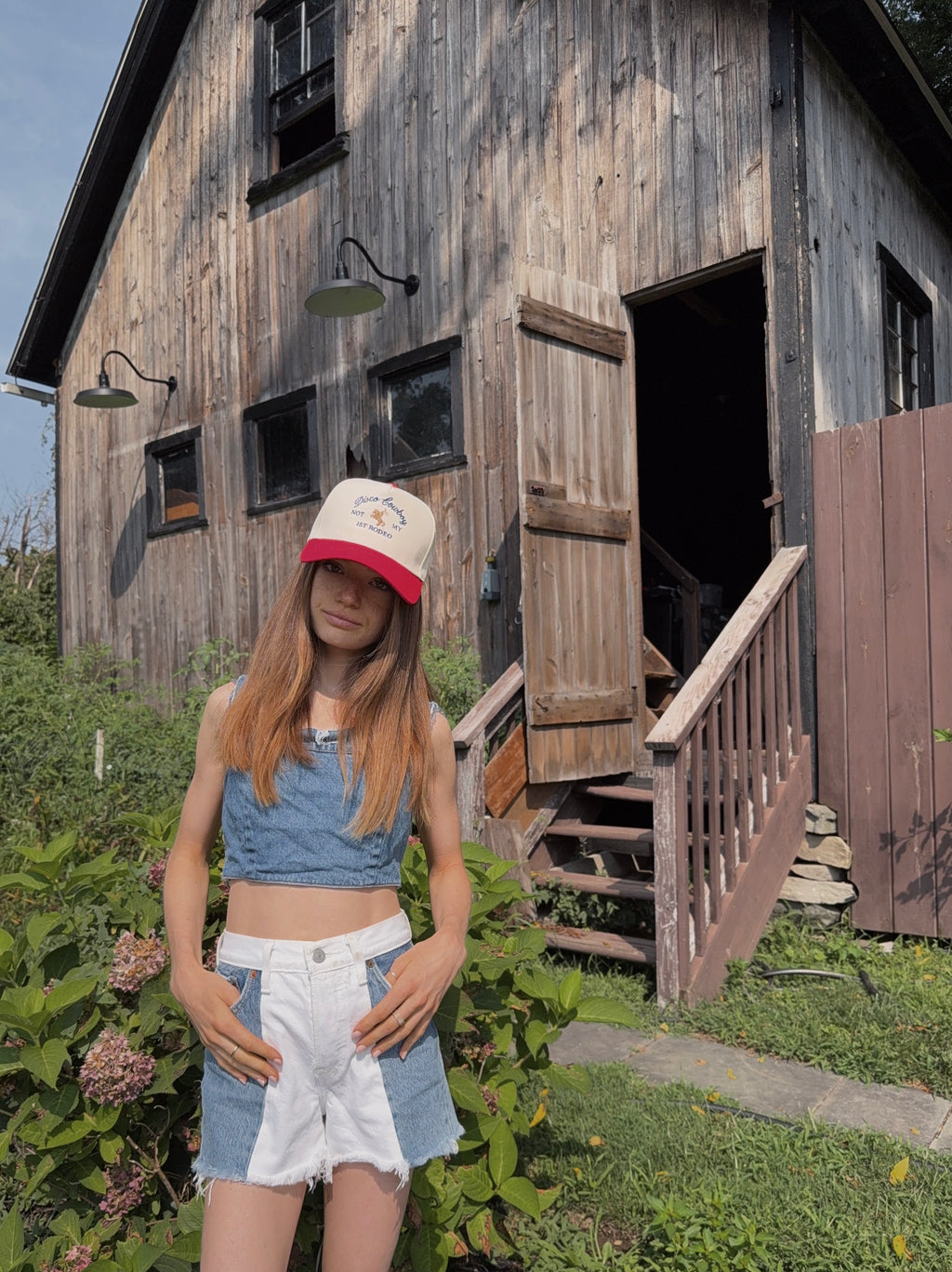 Red Rodeo Disco Hat
