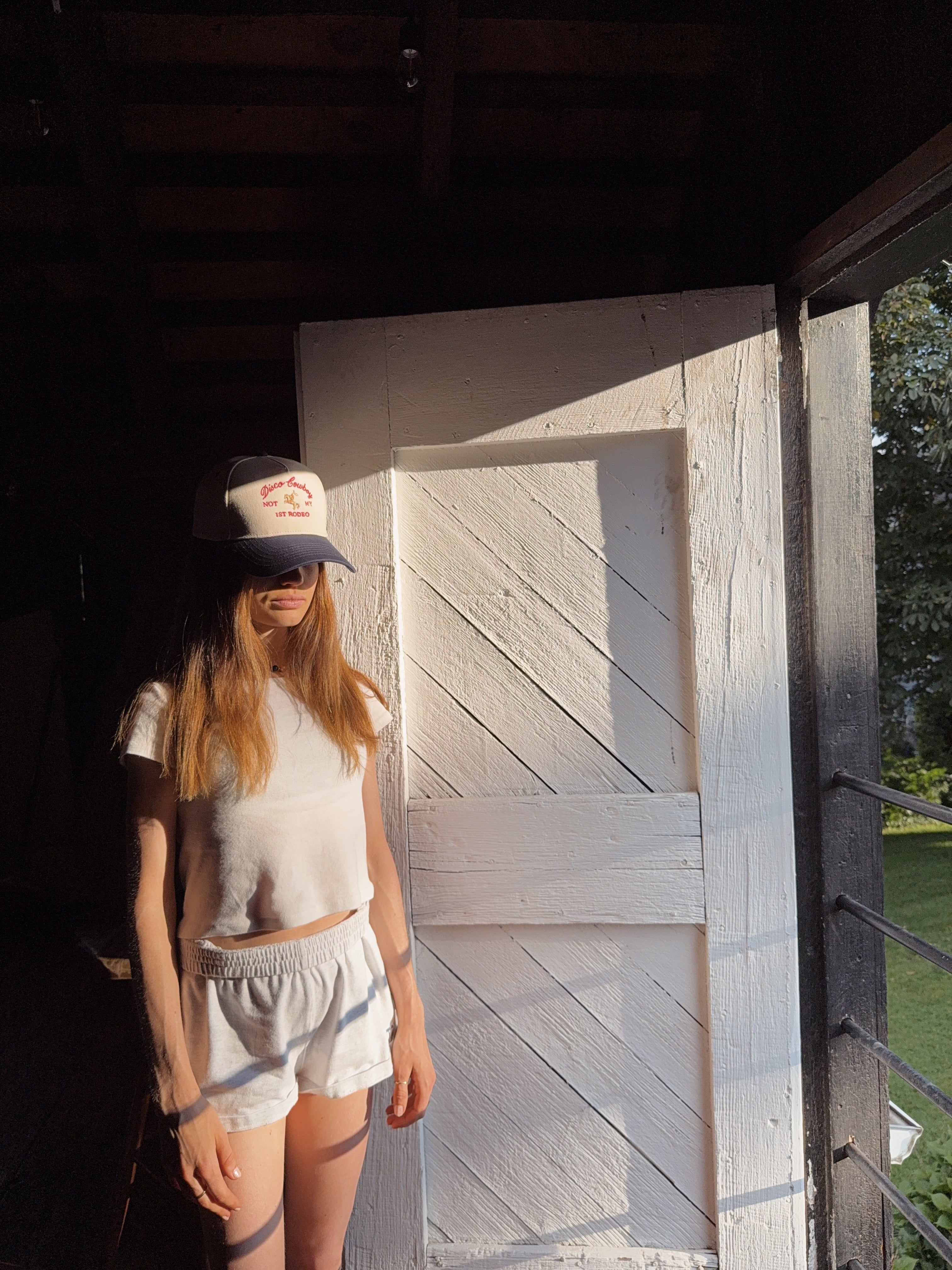 Navy Disco Rodeo Hat