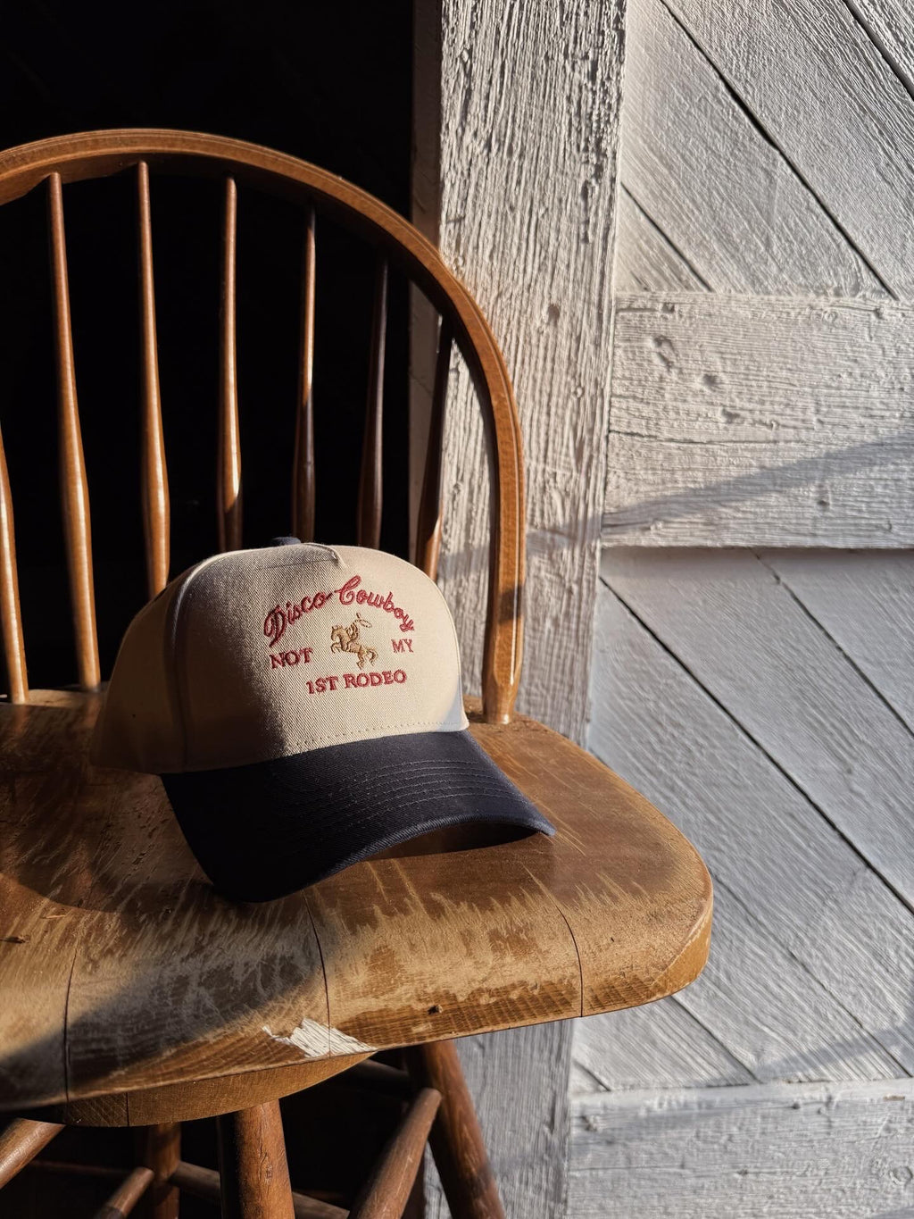Navy Disco Rodeo Hat