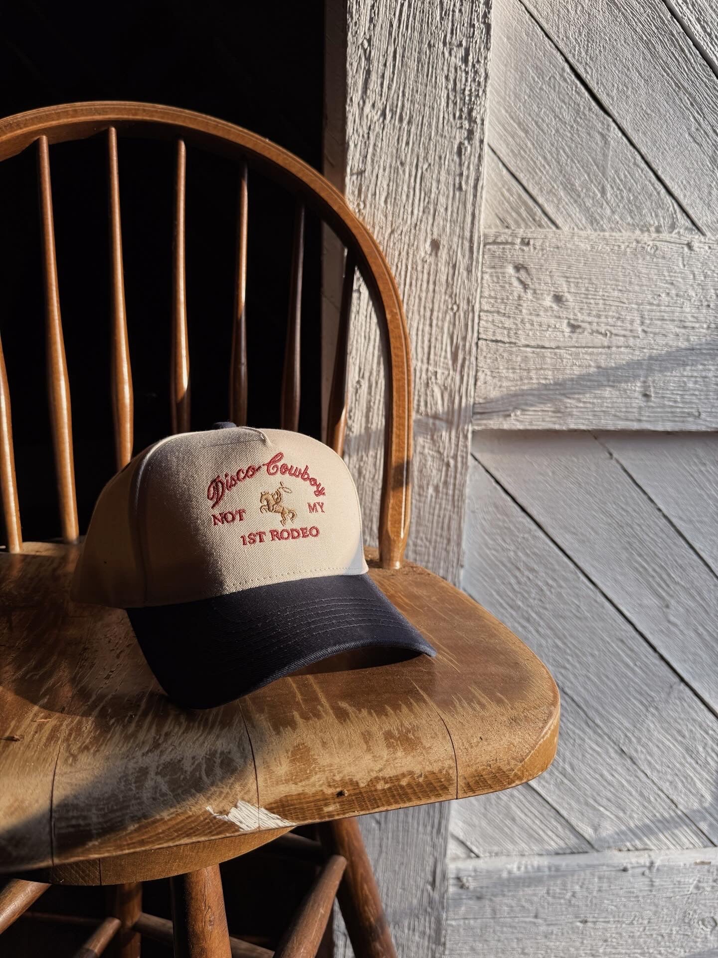 Navy Disco Rodeo Hat