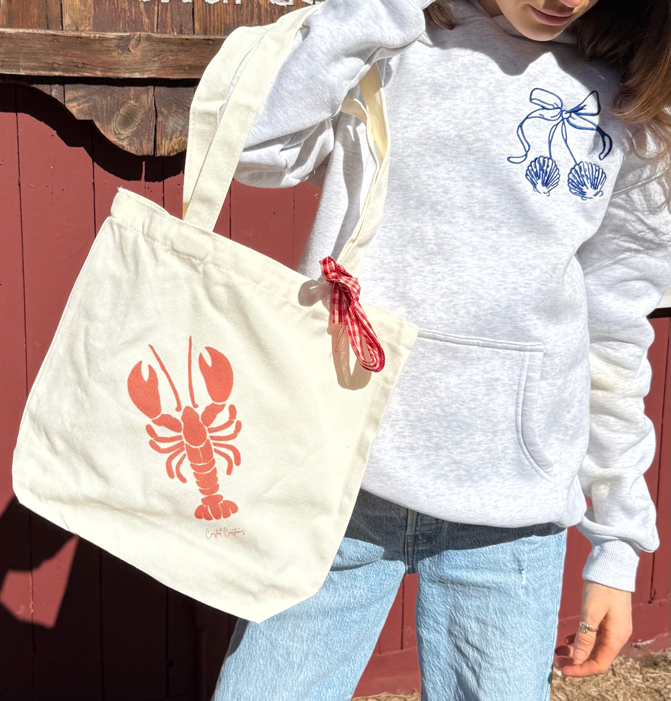 Costal Lobster Tote 𓆝