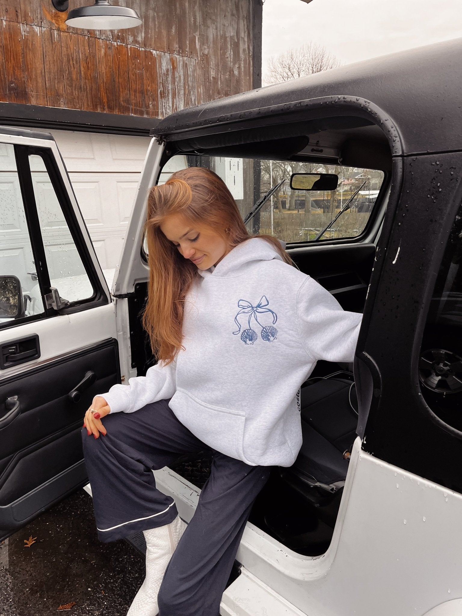 Costal Cowgirl Bow Hoodie - costal.customs