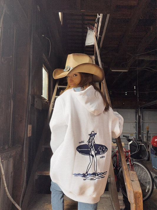 Costal Cowgirl Bow Hoodie - costal.customs