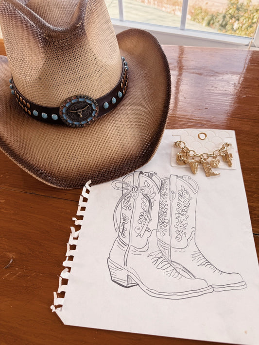 Costal Cowgirl Charm - costal.customs