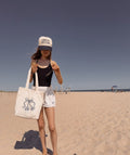 Costal Customs Blue Seashell Bow Tote 𝜗𝜚 - costal.customs