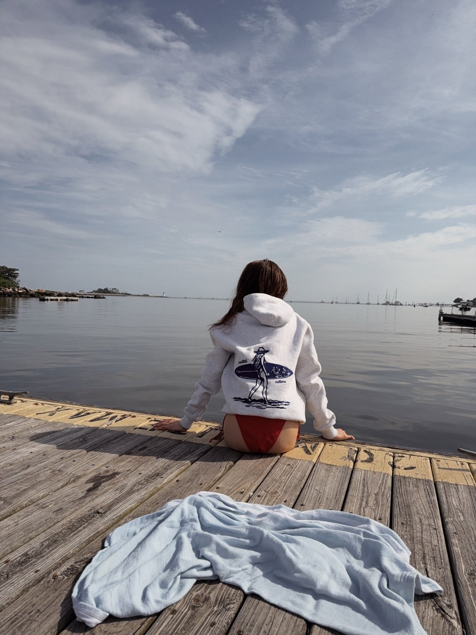 Costal Customs Cowgirl Bow Hoodie ℧ - costal.customs