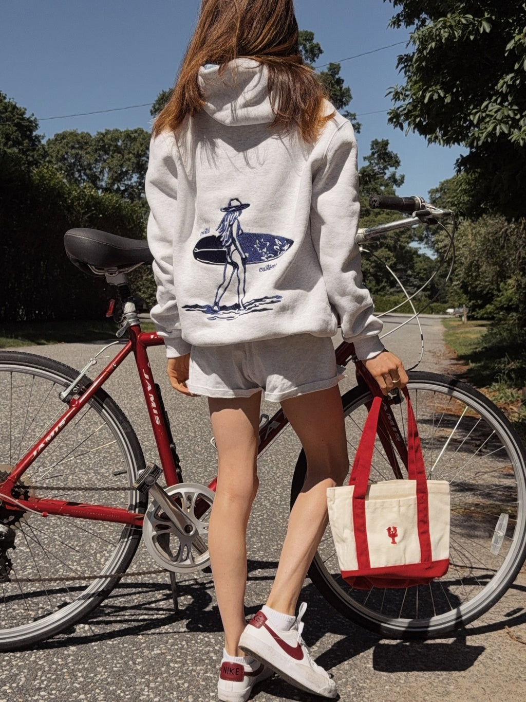 Costal Customs Cowgirl Bow Hoodie ℧ - costal.customs