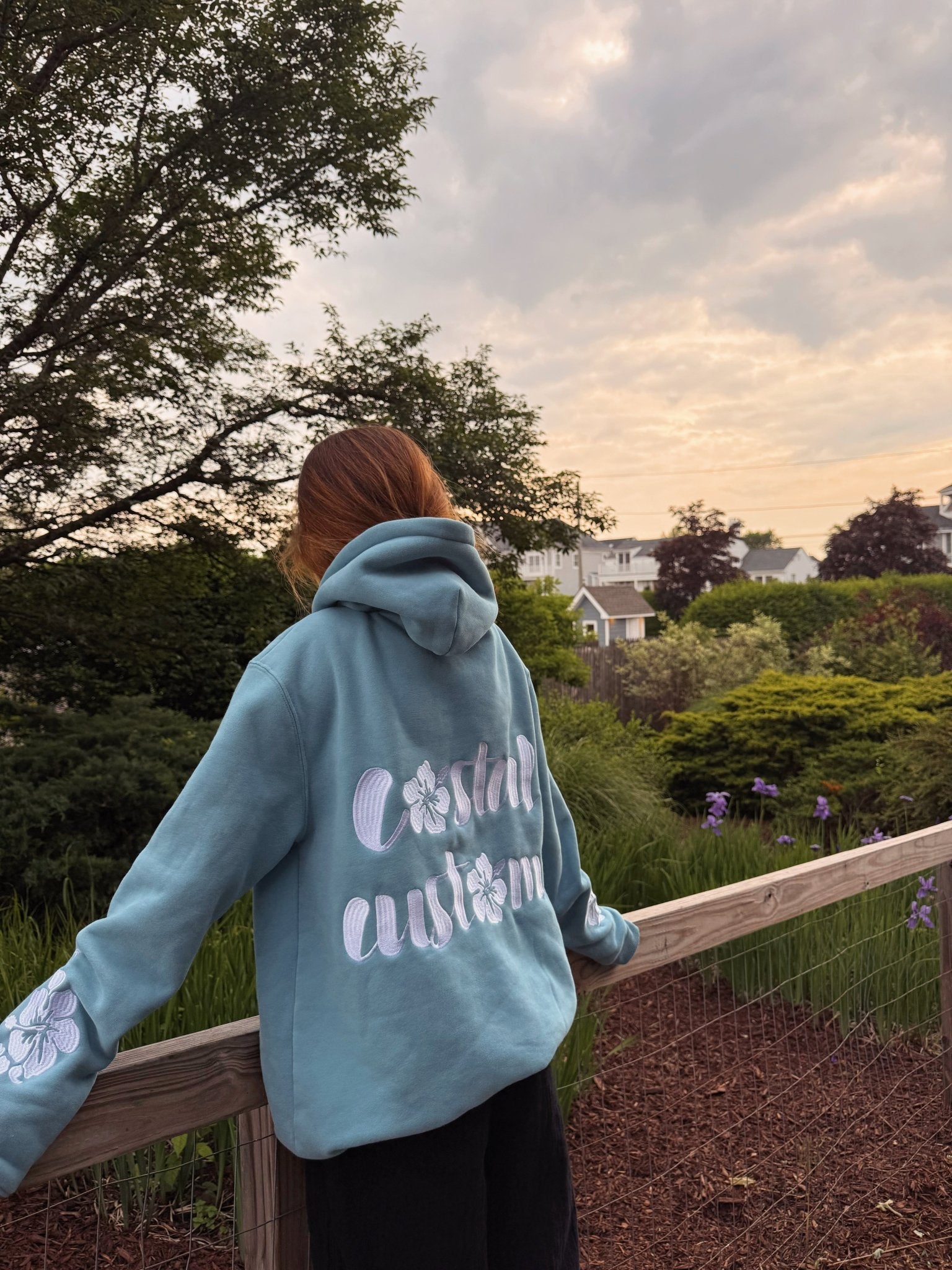 Costal Hibiscus Turtle Hoodie - costal.customs