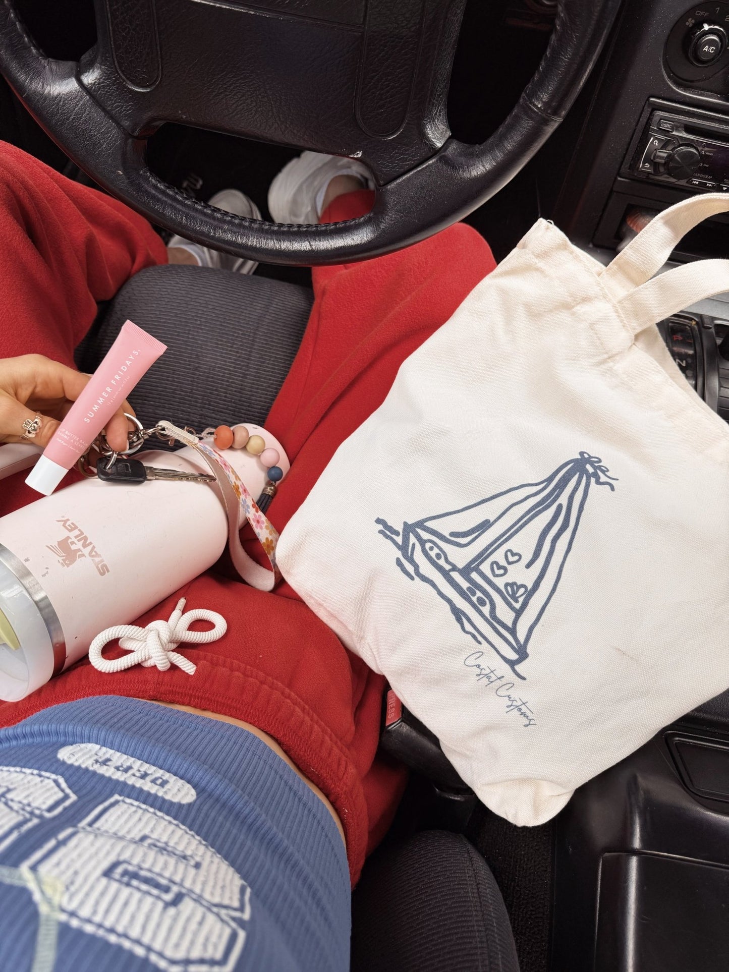 Costal Sailboat Tote - costal.customs