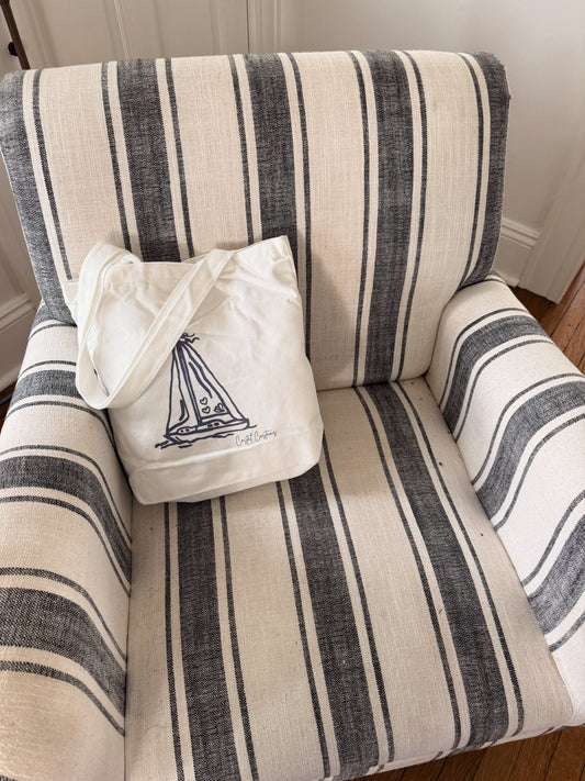 Costal Sailboat Tote - costal.customs