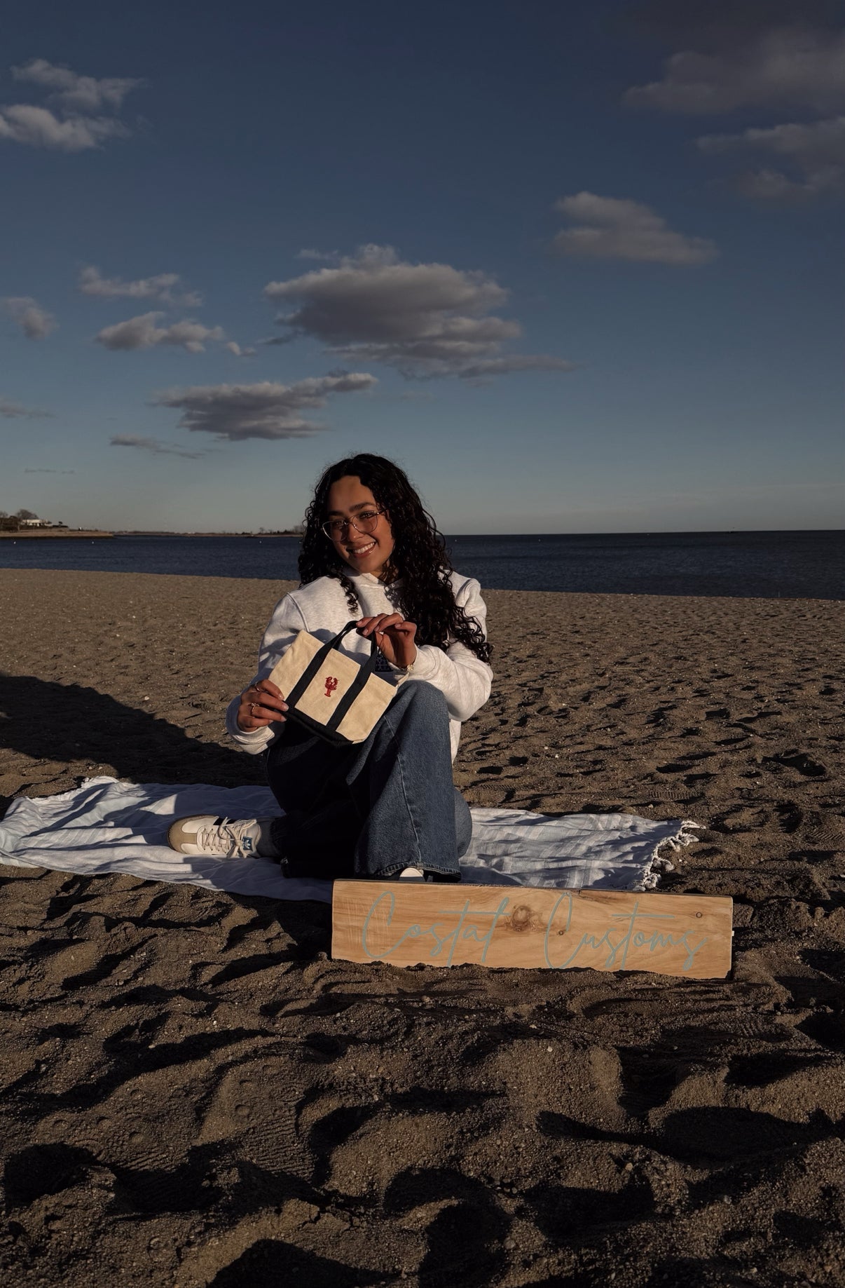 Mini Lucy Lobster Tote - costal.customs