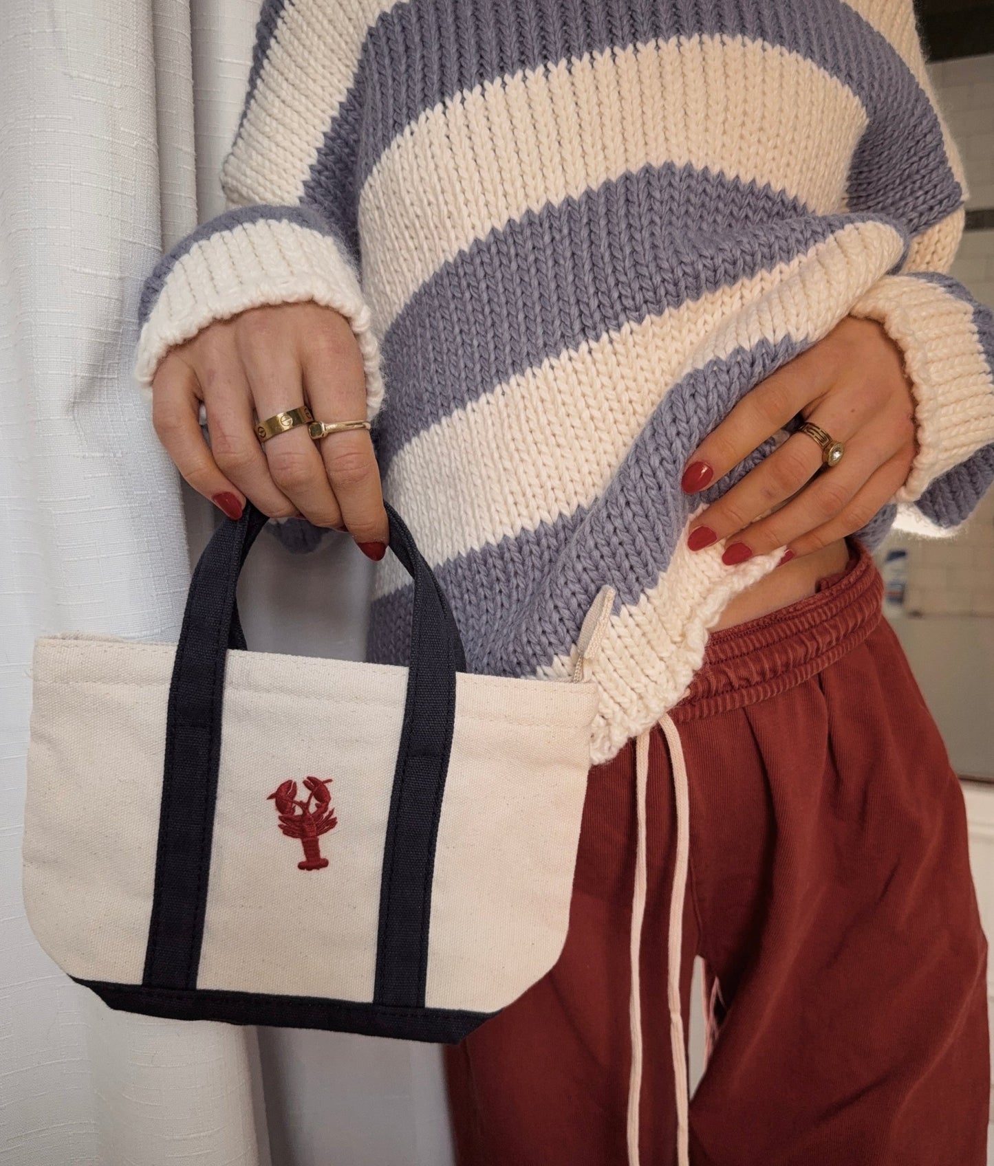 Mini Lucy Lobster Tote - costal.customs