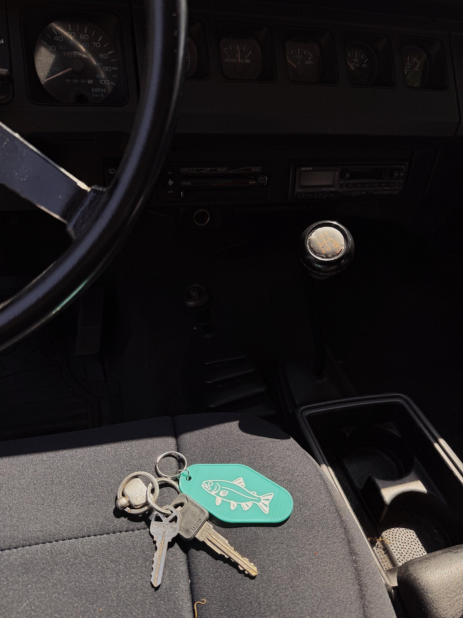 Salty Sardine Keychain - costal.customs